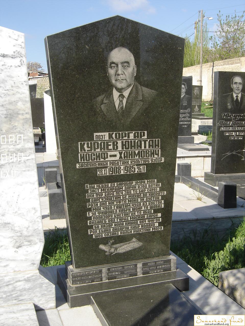  Коргар Кураев Иосиф - Хаимович  28.11.1908 - 26.06.1985 зах. 13.311  № 20.JPG