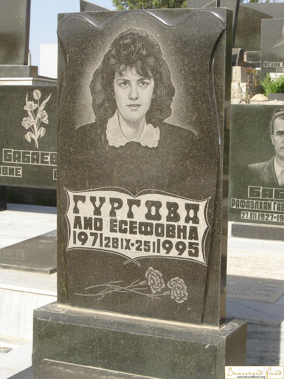 Гургова Лио Есефовна  28.09.1971 - 25.01.1995 зах. 57.152 №12.JPG