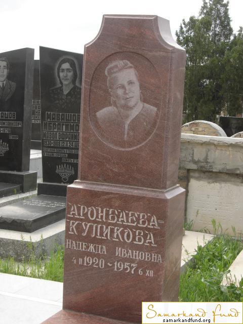 Аронбаева Куликова Надежда Ивановна 04.02.1920 - 06.12.1957 зах. 12.624  №19.JPG