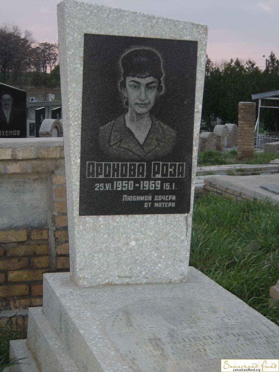 Аронова Роза  25.06.1950 - 15.01.1969 зах. 158.682 №22.JPG